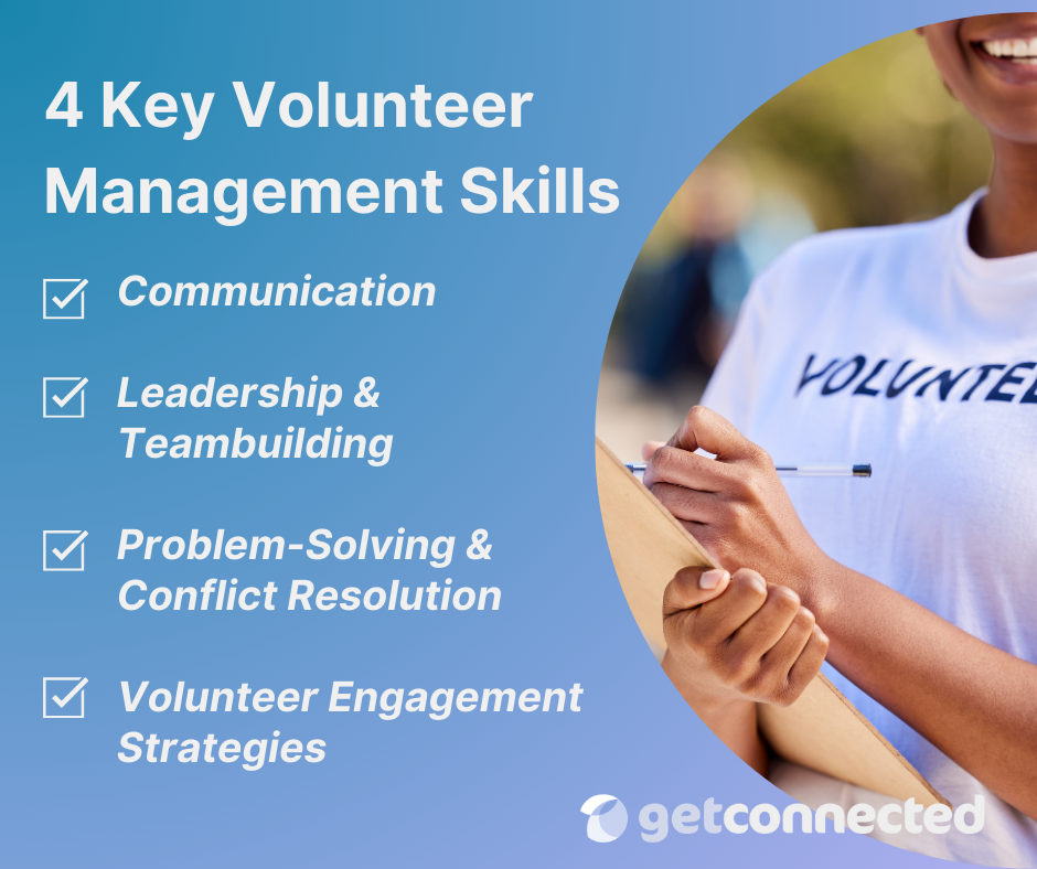 volunteer management skills - 4 key skills to know
