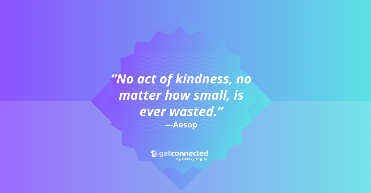 Aesop Inspirational Volunteer Quote