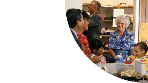Catholic Charities volunteers