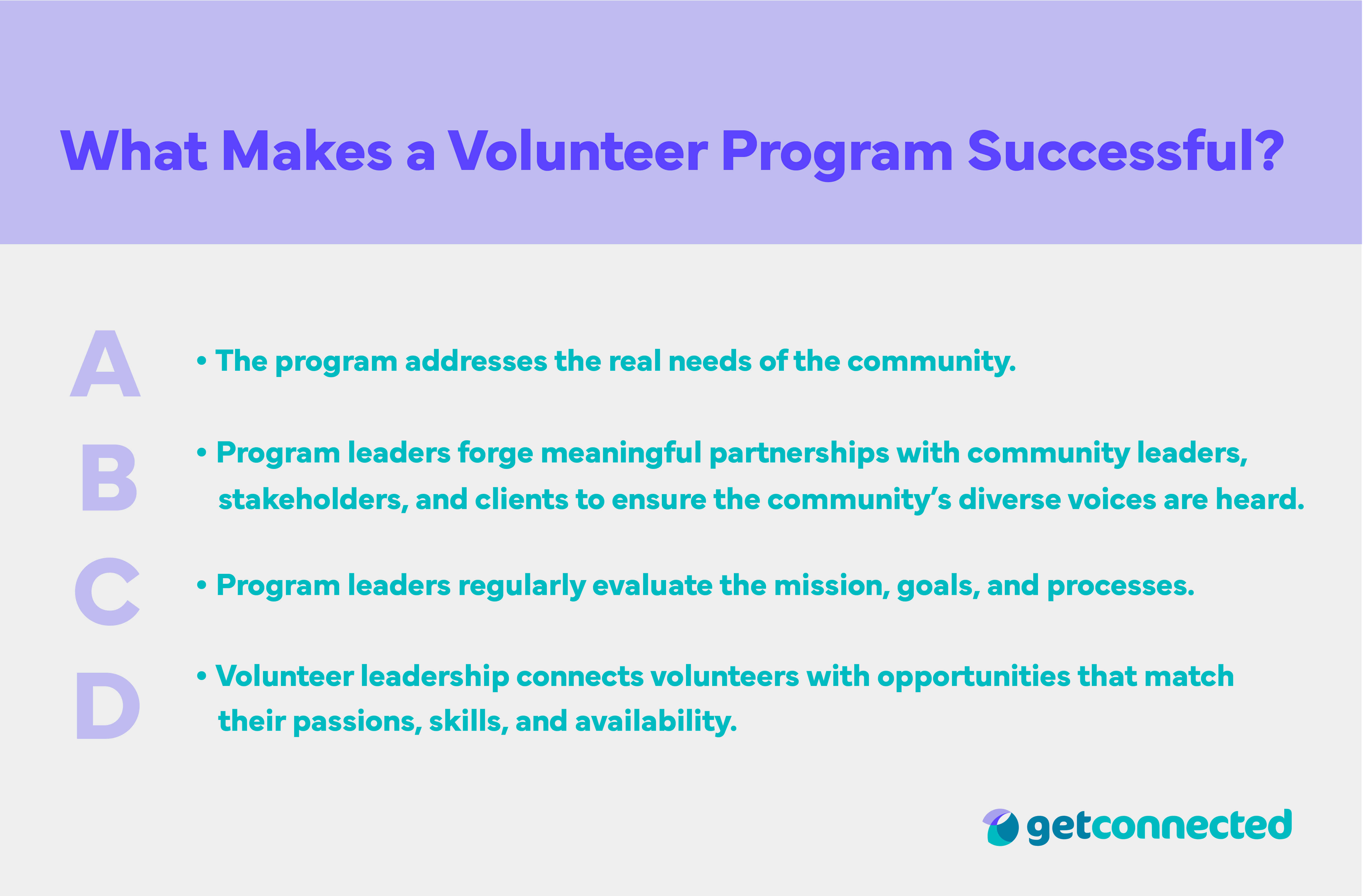 How to start a volunteer program and what makes a volunteer program successfull