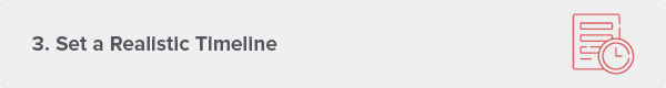 set a timeline for volunteer management technology