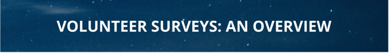 Here are the volunteer survey basics, including a volunteer survey definition