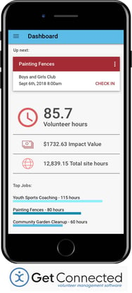 Get Connected brings its volunteer management software to the next level with a mobile app.