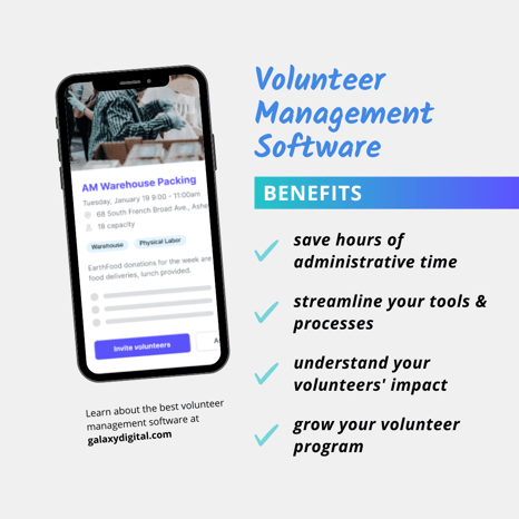 Volunteer Management Software Benefits