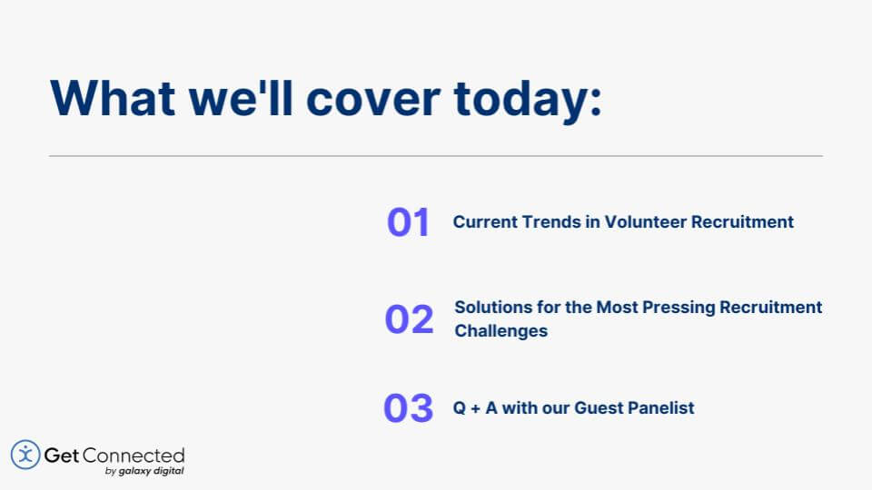 Volunteer Recruitment: Trends, Challenges, + Solutions | Webinar