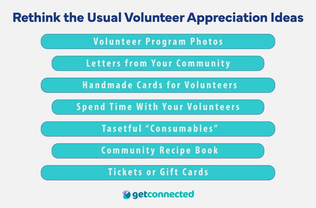 Volunteer appreciation and how to rethink the usual volunteer appreciation ideas