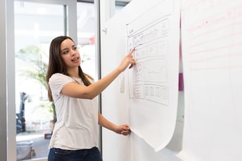 A nonprofit volunteer leader mentoring other volunteers