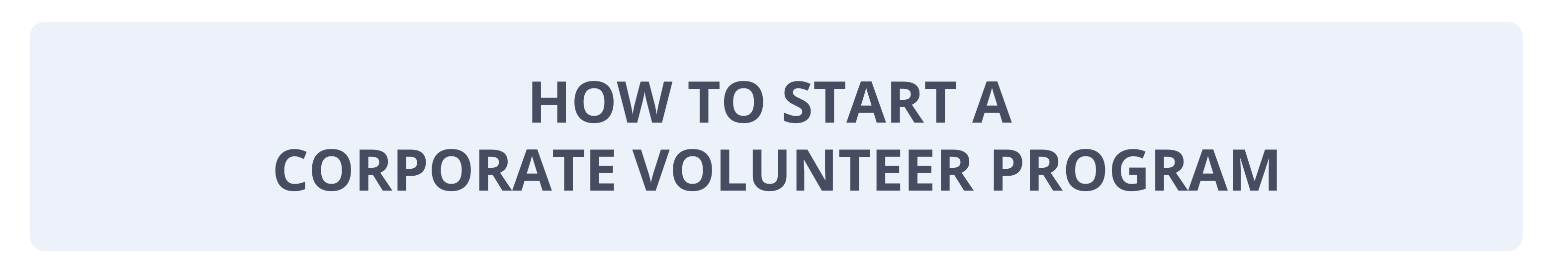 Here is everything your company needs to know about starting a volunteer program.