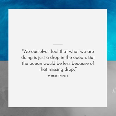 volunteer quote by mother theresa